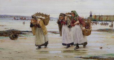 Die Brotverdiener oder Newlyn Fischweiber von Walter Langley